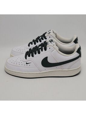Women's Nike Court Vision Low White Green Sneakers Size 7.5 FV9952-101